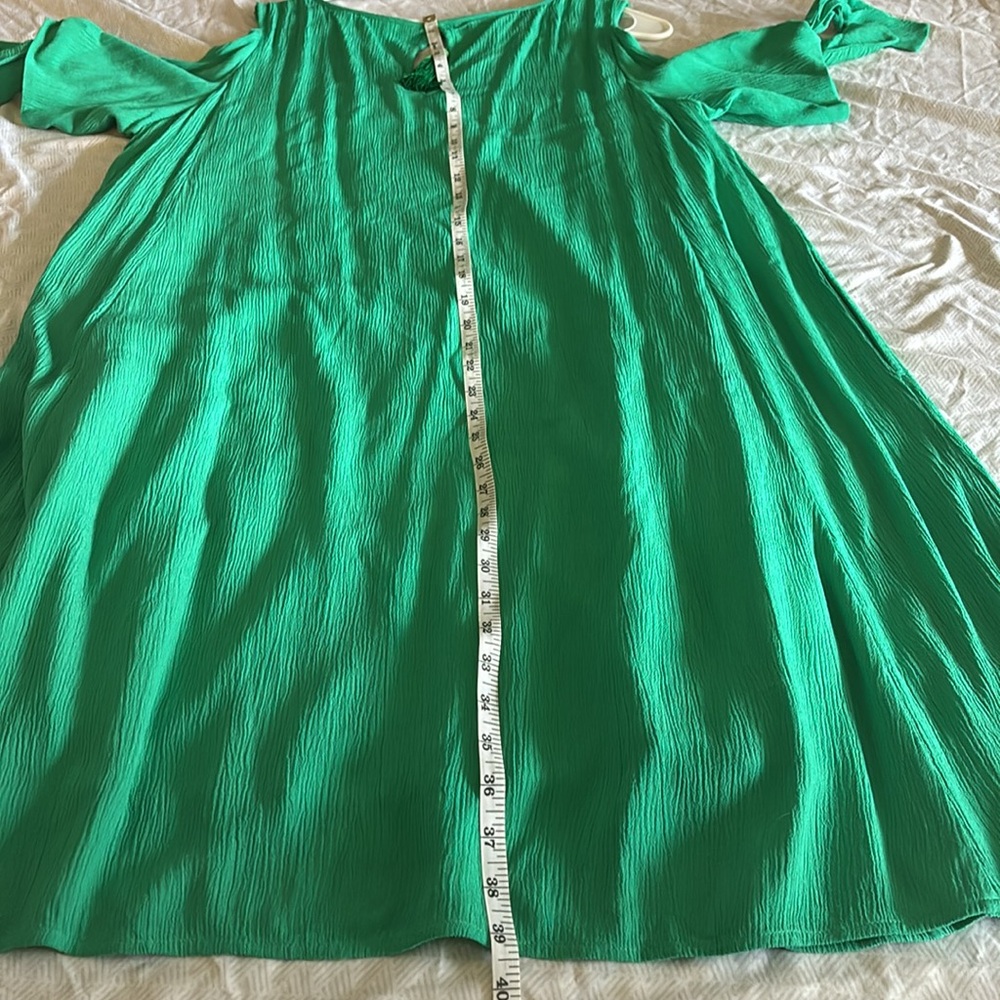 Soft Surroundings sleeveless Large green dress - Picture 6 of 8